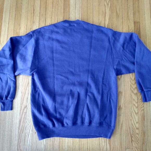 Vintage Boeing Sweatshirt PURPLE XL Hanes Airplane Aviation Collectible - Picture 13 of 16